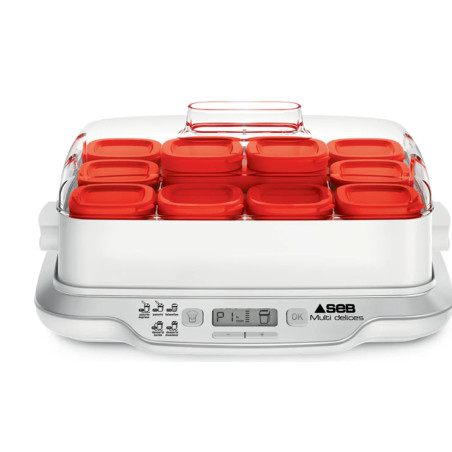 Yaourtière Seb Multi délices Express 12 pots Rouge YG661500