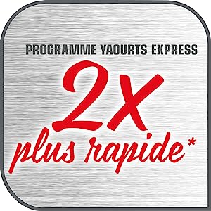 Yaourtière Seb Multi délices Express 12 pots Rouge YG661500